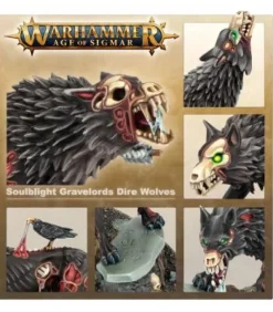 Warhammer Age of Sigmar: Soulblight Gravelords (Dire Wolves)