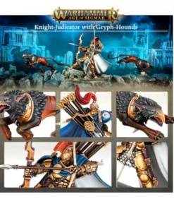 Warhammer Age of Sigmar: Stormcast Eternals (Knight-Judicator with Gryph-Hounds)