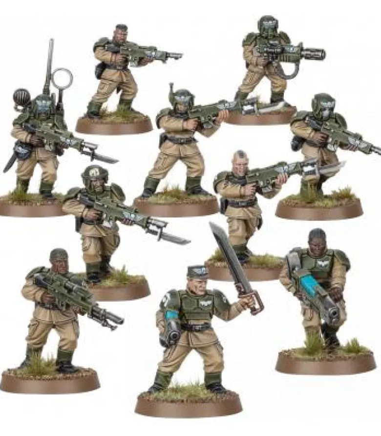 Warhammer 40,000: Astra Militarum (Cadian Shock Troops)