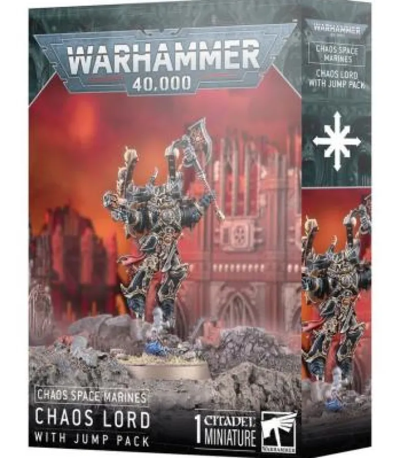 Warhammer 40,000: Chaos Space Marines (Chaos Lord with Jump Pack)