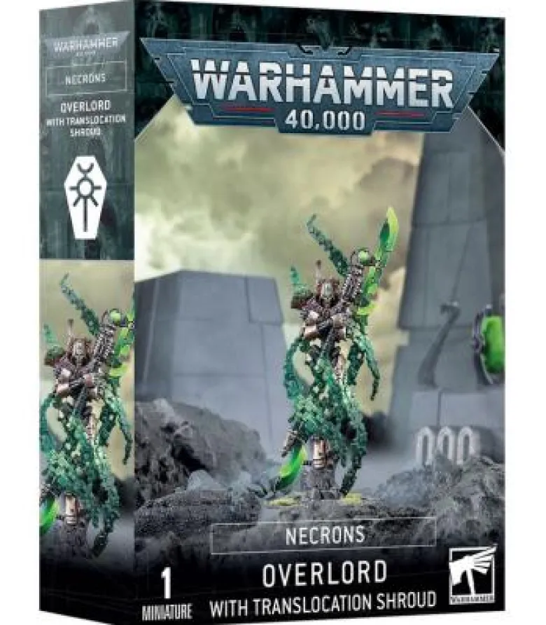 Warhammer 40,000: Necrons (Overlord with Translocation Shroud)