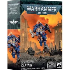 Warhammer 40,000: Space Marines (Captain With Jump Pack and Relic Shield)