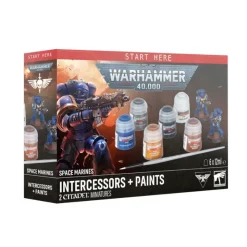 Warhammer 40,000: Space Marines (Intercessors + Paints)