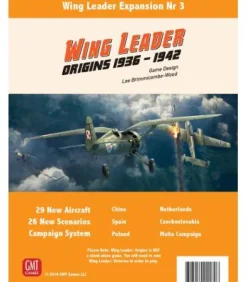 Wing Leader: Expansion 3 - Origins 1936-1942 (Inglés)